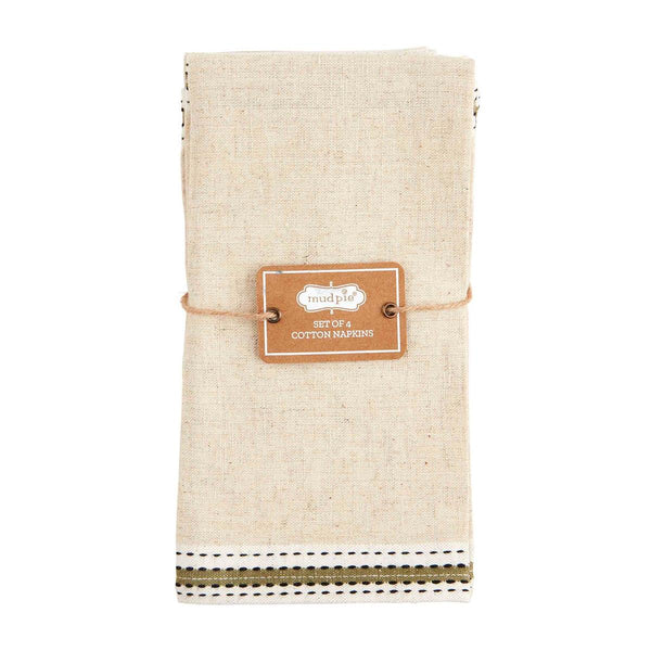 Stripe Cotton Napkins