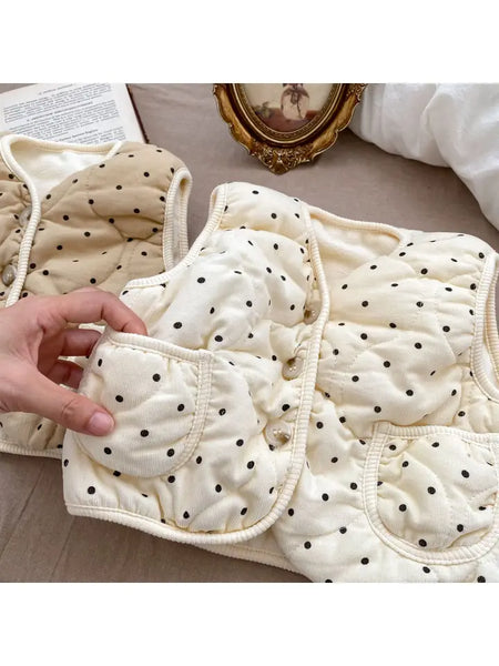 Polka Dot Vest