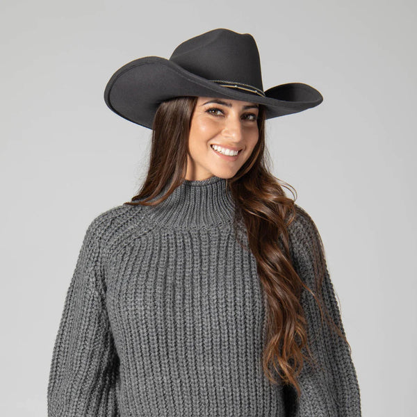 Faux Felt Cattleman's Crease Cowboy