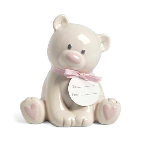 Pink Teddy Bear Bank