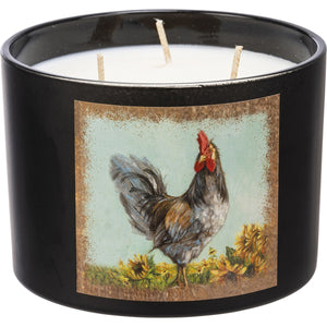 Rooster Jar Candle