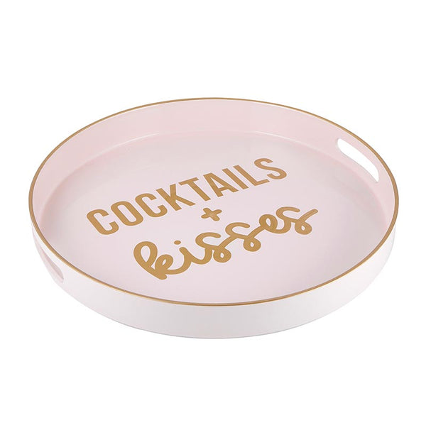 Bar Tray- Cocktails & Kisses