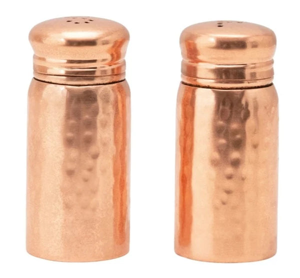 Hammered Salt & Pepper Shaker Set