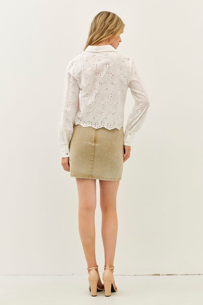 Edith Eyelet Blouse