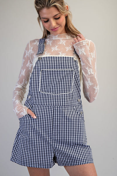 Gingham Romper
