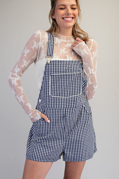 Gingham Romper