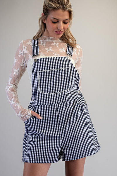Gingham Romper