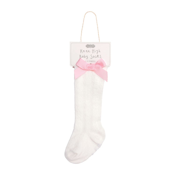 Tall Bow Socks