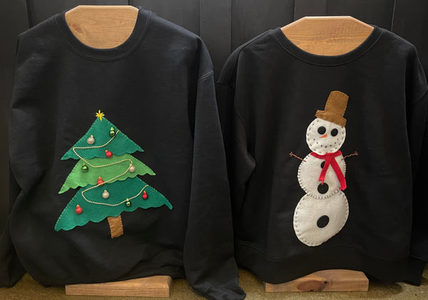 Ugly Christmas Sweatshirt Making, Sip & Shop