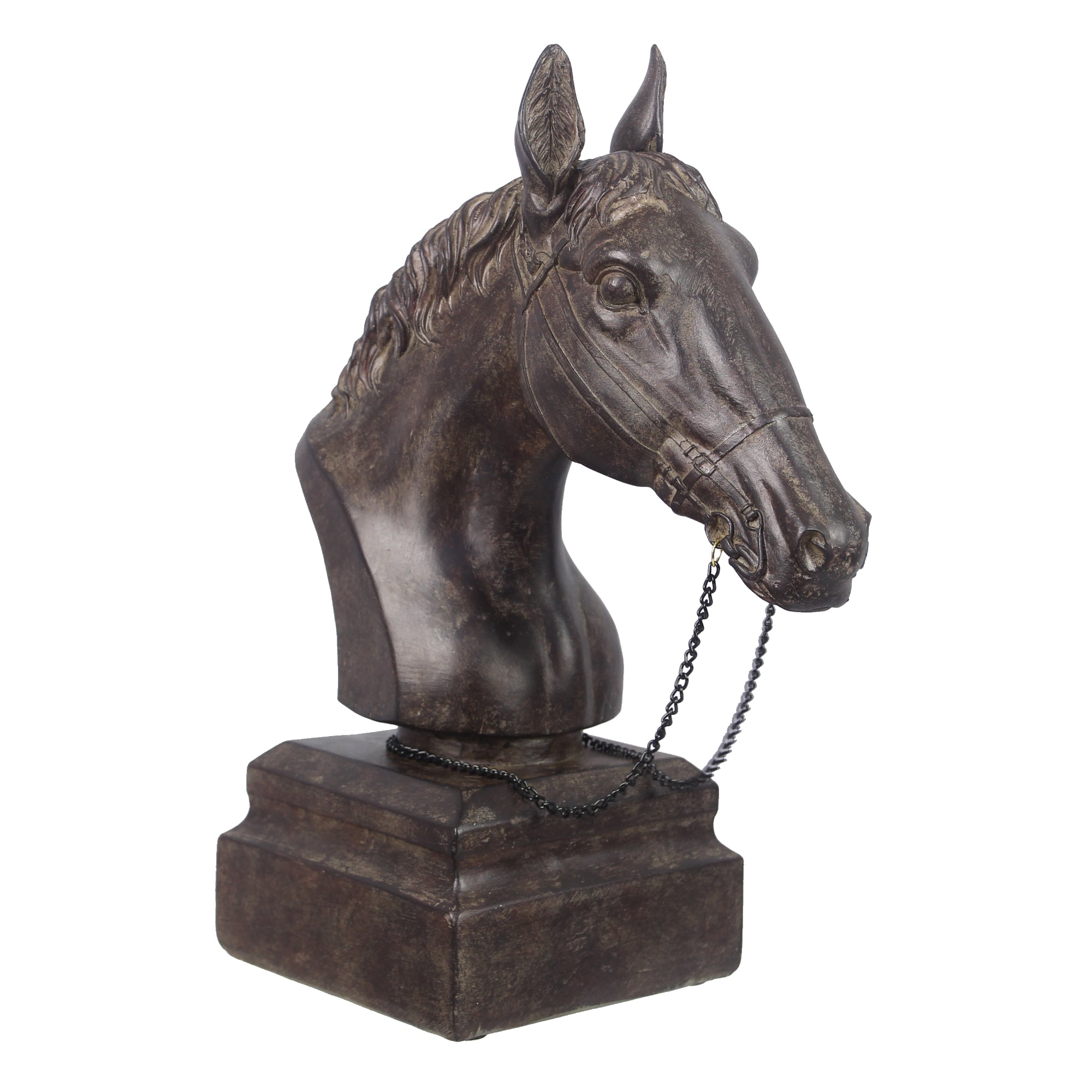 Resin Horse Bust Sculpture