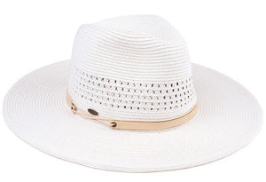 C.C Paper Straw Panama Hat