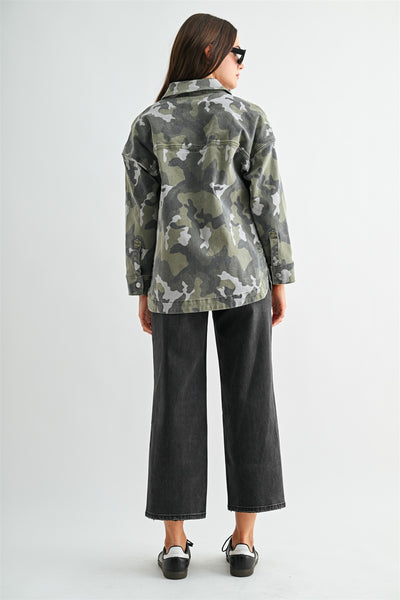 Camo Shacket
