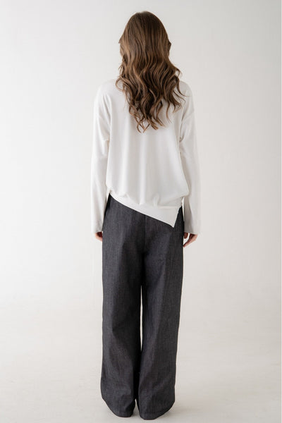 Asymmetric Light Sweatshirt