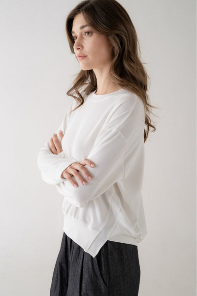 Asymmetric Light Sweatshirt