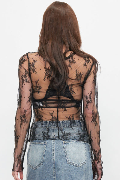 Sheer Lace Top