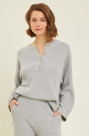 Knit One Pearl One Sweater+