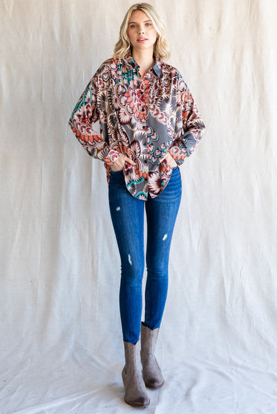 Geometric Blouse+