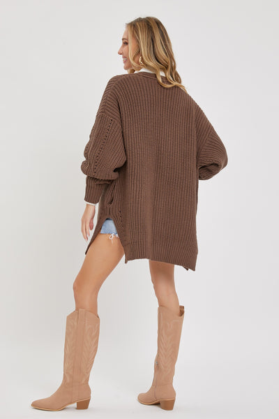 Chocolate Kiss Cardigan