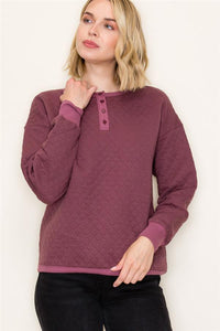 Plum Pie Pullover