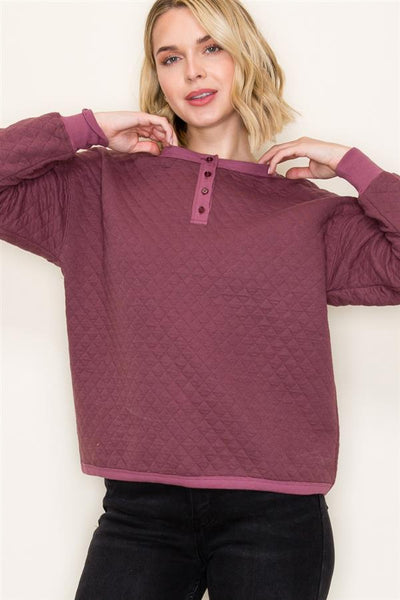 Plum Pie Pullover