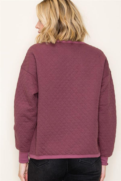 Plum Pie Pullover