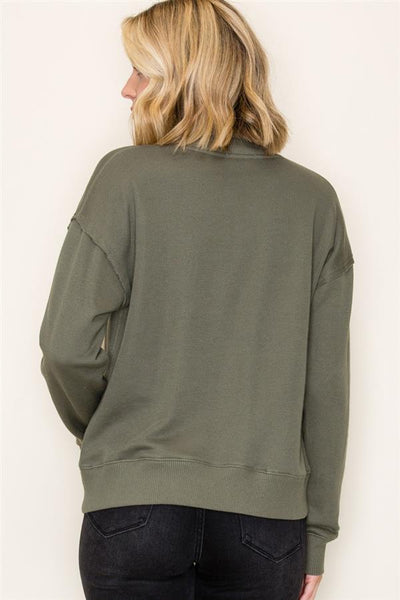 Snap To It Mockneck