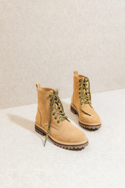 Khaki Drew Combat Boots