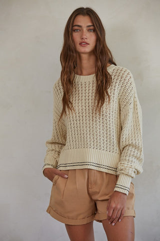 Seed Stitch Sweater