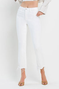 Optic White Jean
