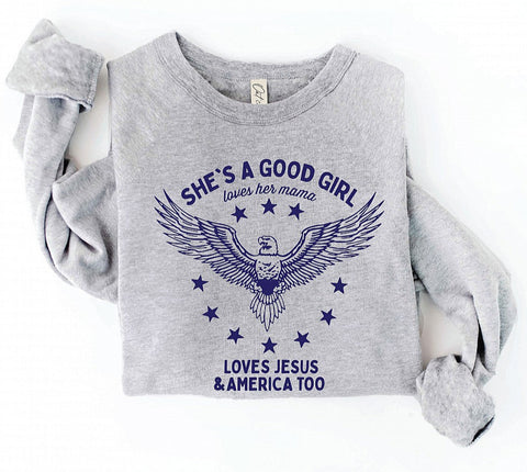 She's A Good Girl Pullover