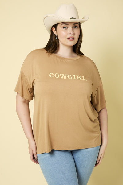 Cowgirl Tee+