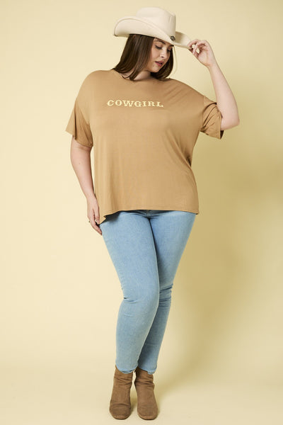 Cowgirl Tee+