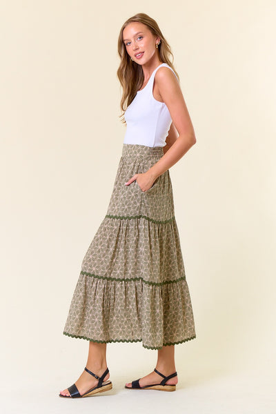 Tiger Lily Tiered Skirt