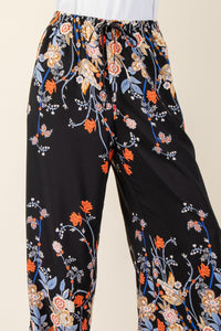 Floral Trimmed Pant