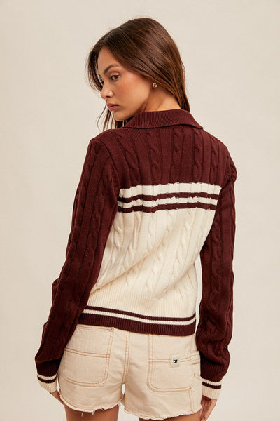 Merlot Cardigan