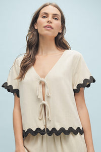 Ric Rac Tie Top