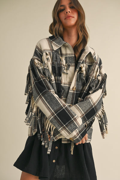 Howdy Fringe Plaid