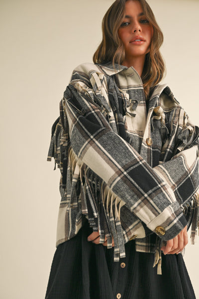 Howdy Fringe Plaid