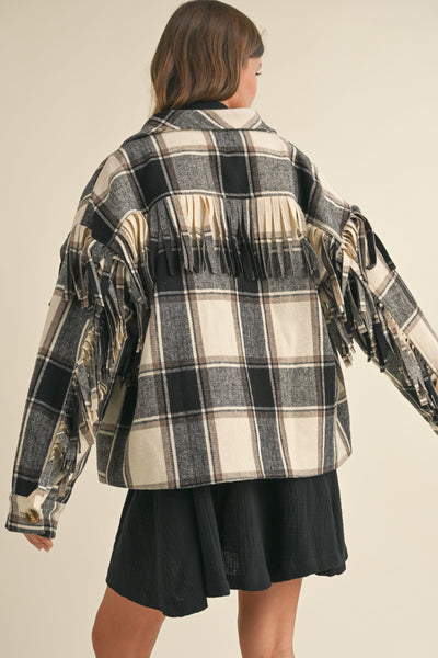Howdy Fringe Plaid