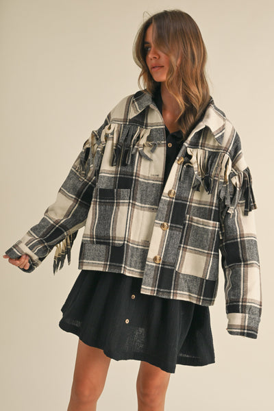 Howdy Fringe Plaid