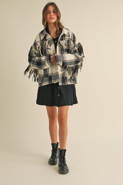 Howdy Fringe Plaid