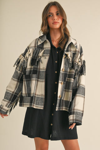 Howdy Fringe Plaid