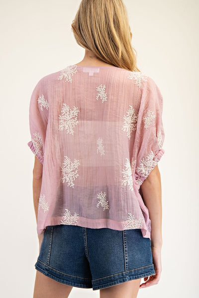 Embroidered Top