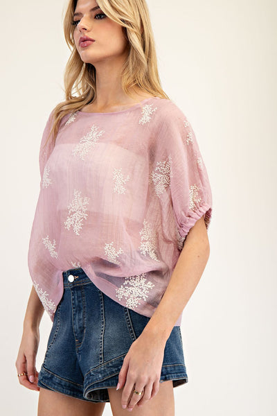 Embroidered Top