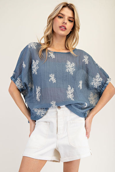Embroidered Top