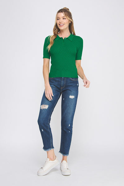 Kellie Knit Polo