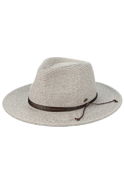 C.C String Trim Band Panama Sun Hat