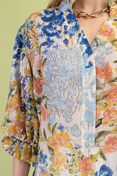 Floral Print Blouse