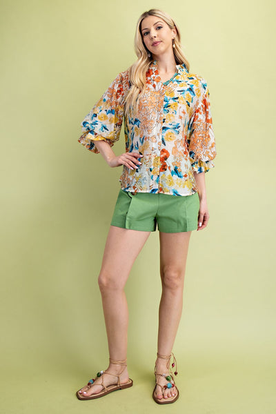 Floral Frenzie Top