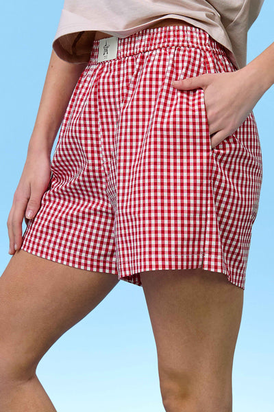 Gingham Boxer Shorts